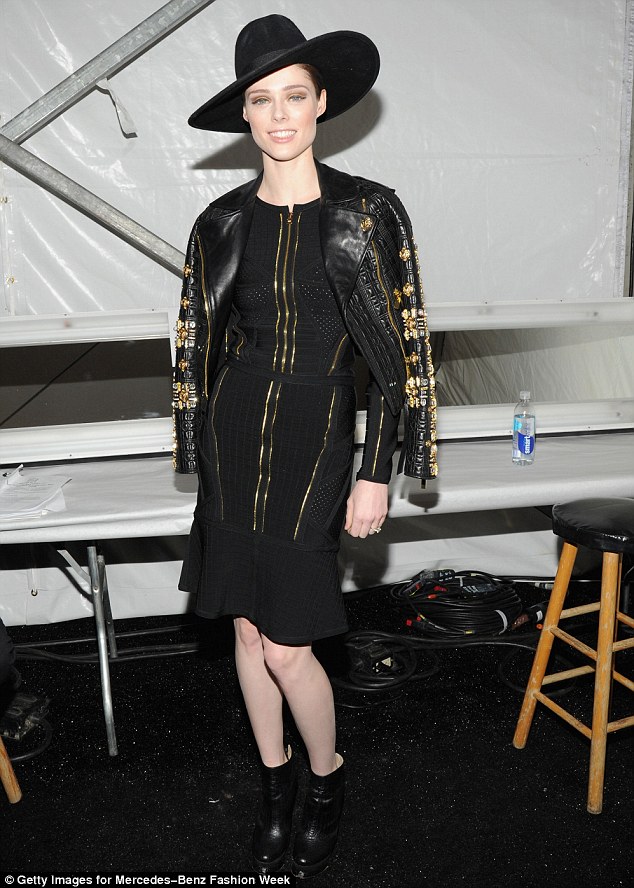 Coco Rocha at Herver Leger Fashion Week