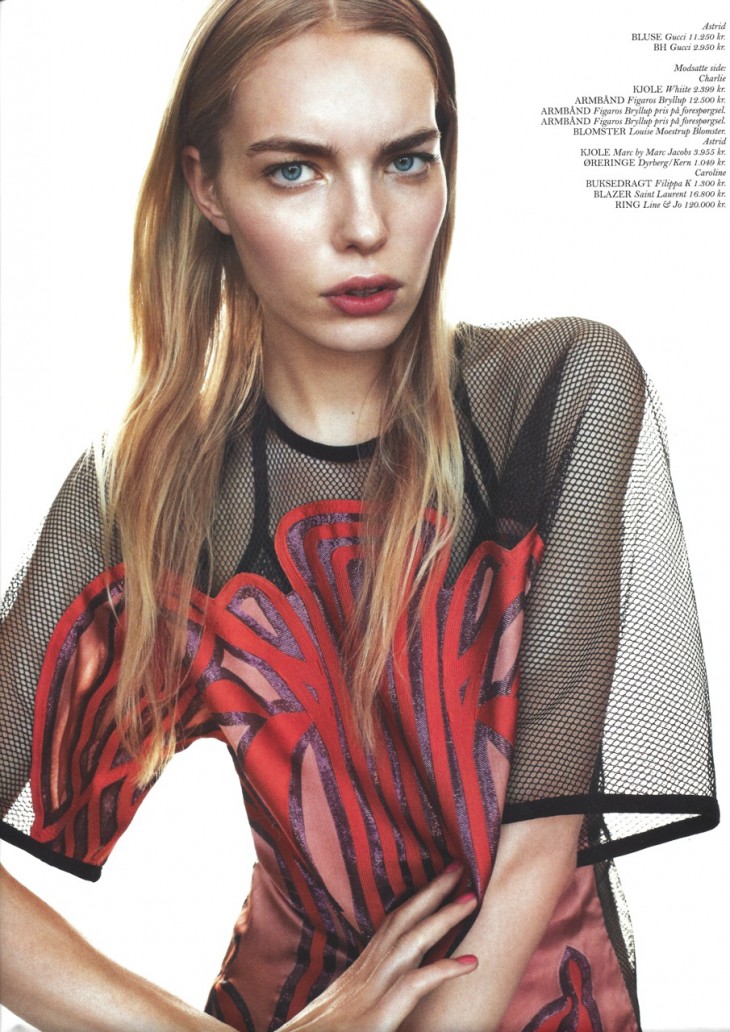 Astrid Eika & Caroline C – Cover Magazine by Henrik Bulow – Models 1 Blog