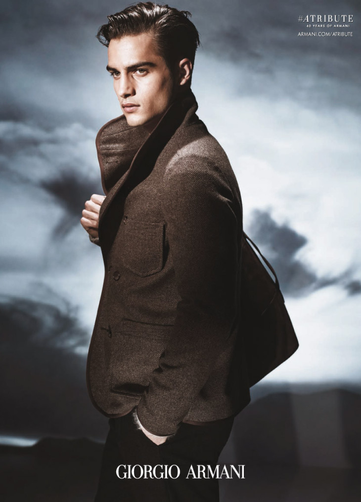 Aleksander Rusic — Giorgio Armani AW 2015 campaign – Models 1 Blog